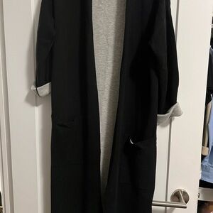 Babaton by Aritzia wool open duster sweater